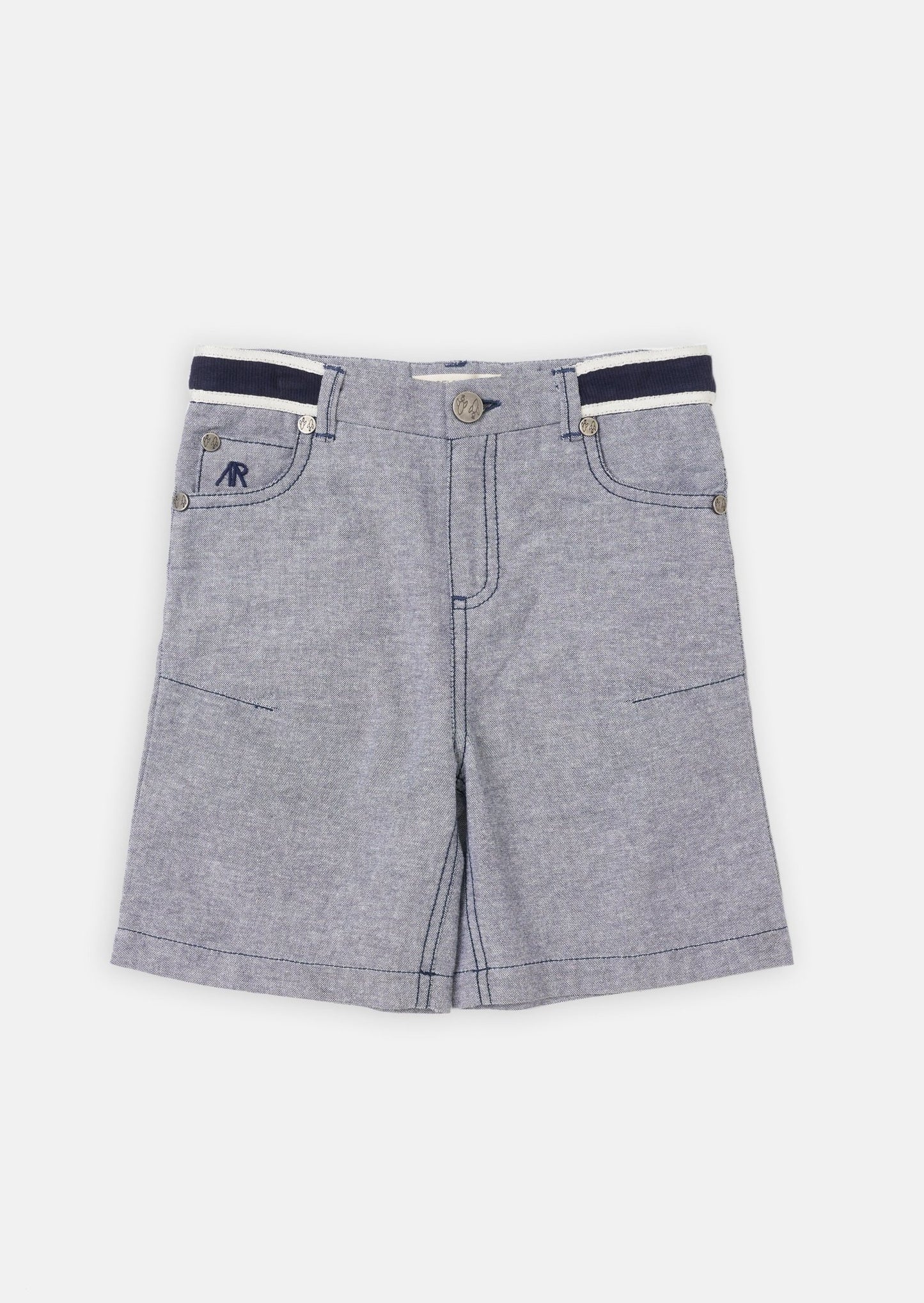 Boys Navy Blue Smart Shorts - Clothing & Accessories - The Present King