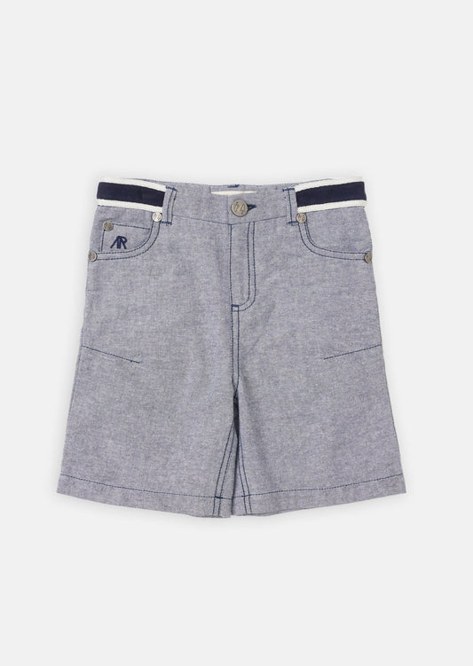 Boys Navy Blue Smart Shorts - Clothing & Accessories - The Present King