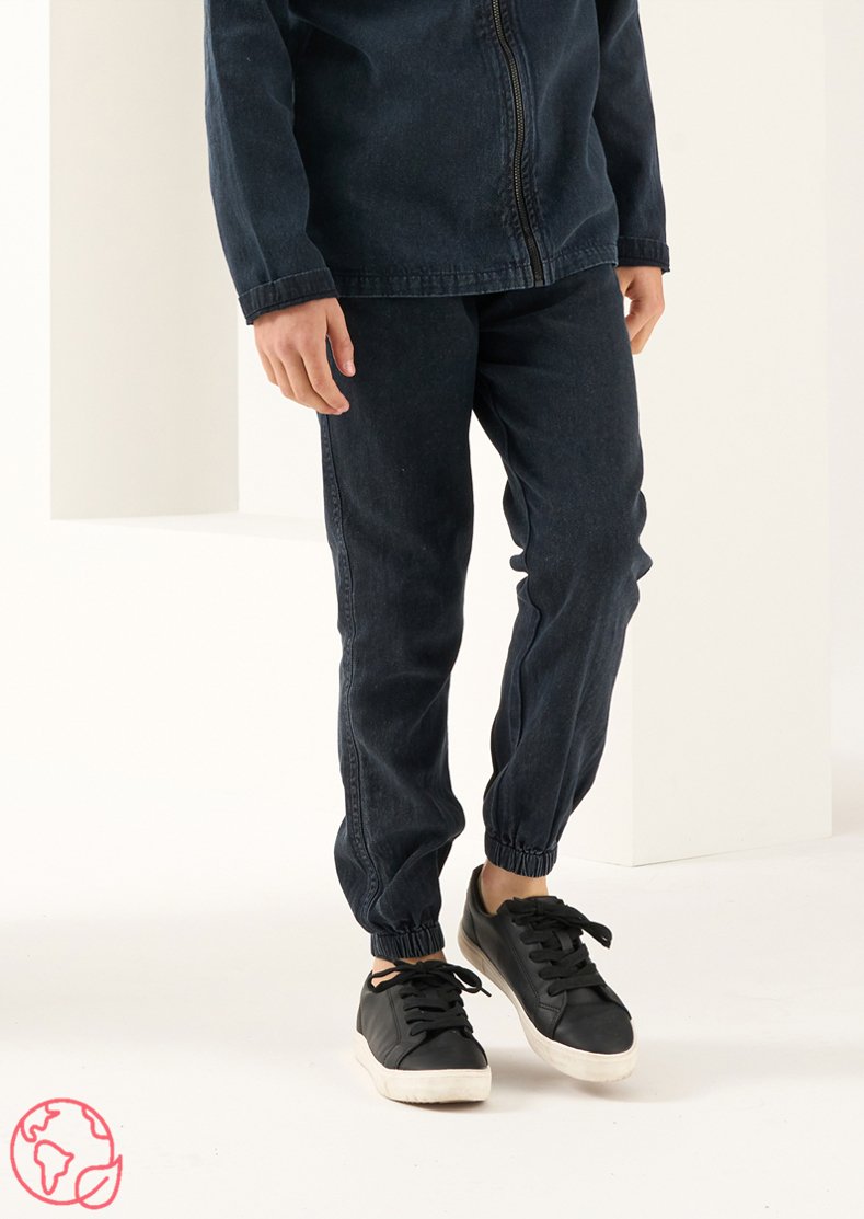 Boys Navy Cargo Trousers | Boys - Clothing & Accessories > Clothing > Trousers & Jeans - The Present King