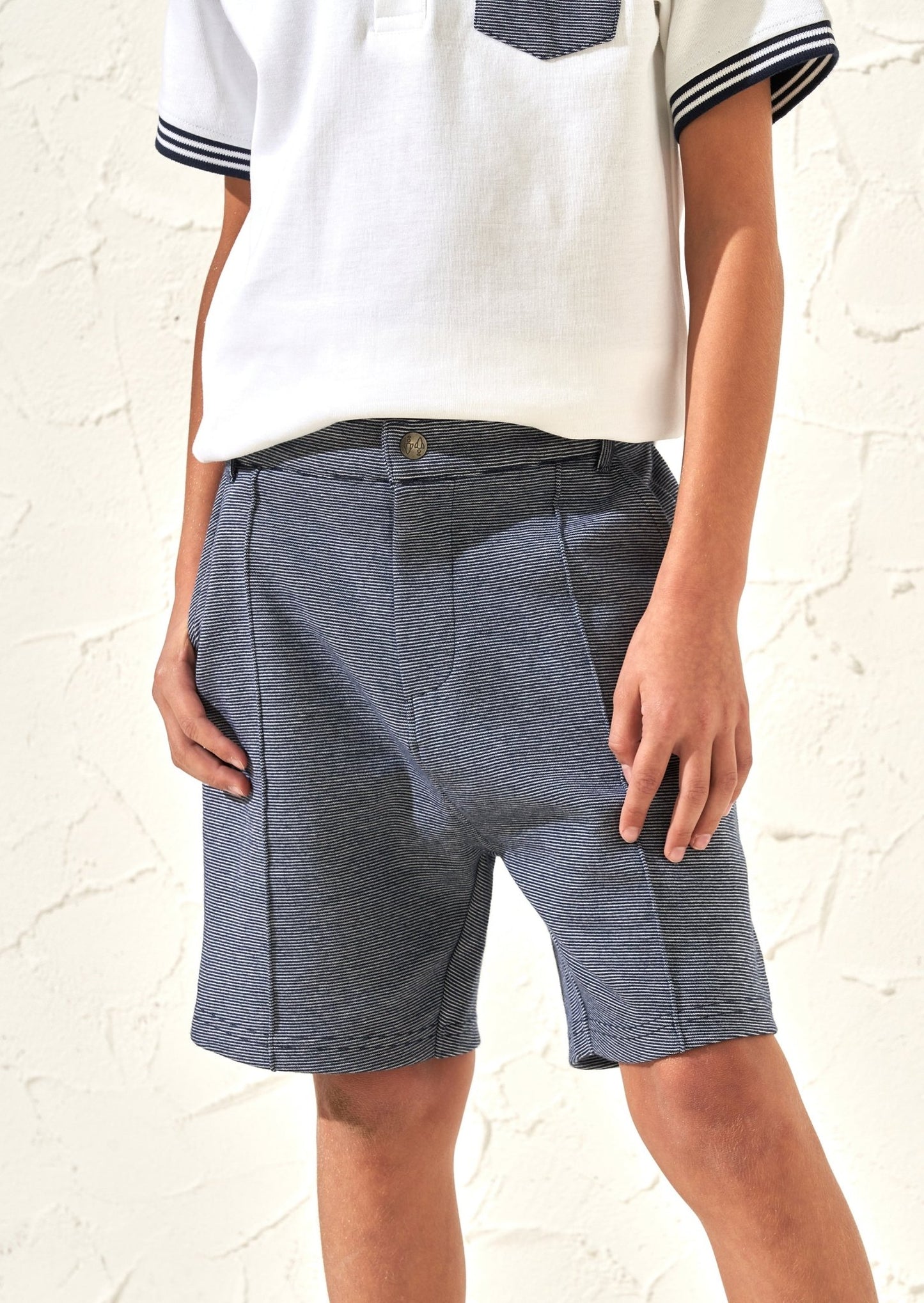 Boys Navy Jersey Shorts - Clothing & Accessories - The Present King