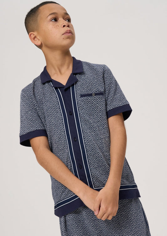 Boys Navy Polo Shirt - Clothing & Accessories - The Present King