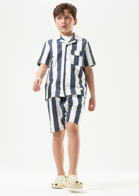 Boys Navy Shorts - Clothing & Accessories > Clothing > Bottoms > Shorts - The Present King