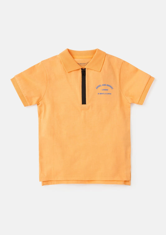 Boys Orange Polo Shirt - Clothing & Accessories - The Present King