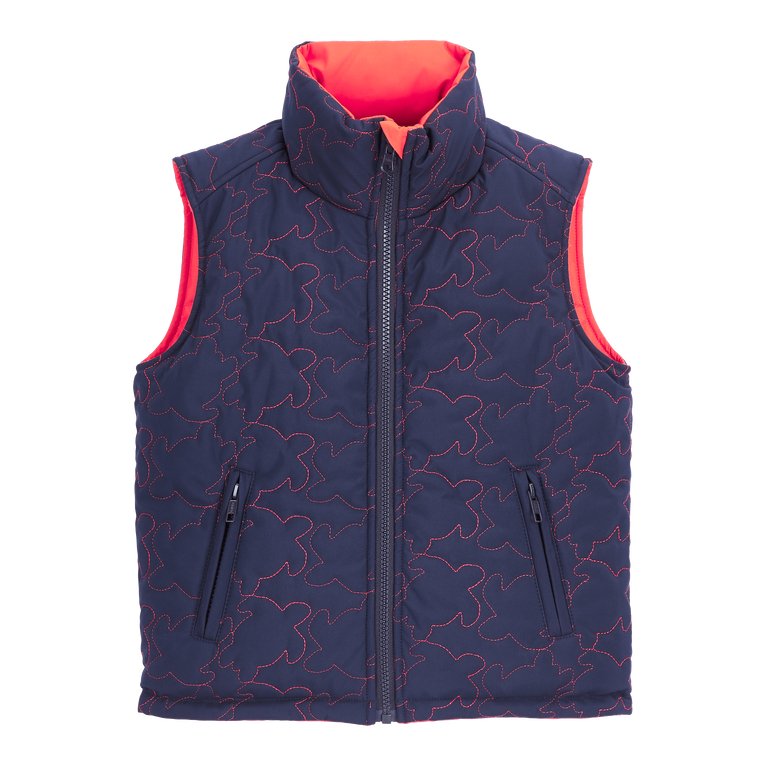 Boys Quilted Reversible Jacket Turtles - Clothing & Accessories - The Present King