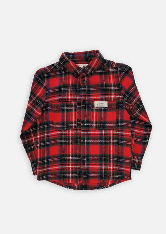 Boys Red Check Shirt - Clothing & Accessories - The Present King