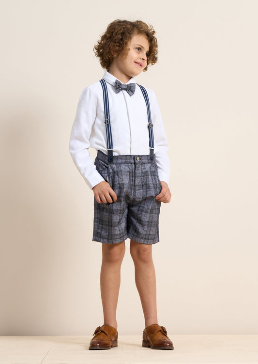 Boys Shirt And Short Set - Clothing & Accessories > Clothing > Baby & Toddler Clothing > Baby & Toddler Outfits - The Present King