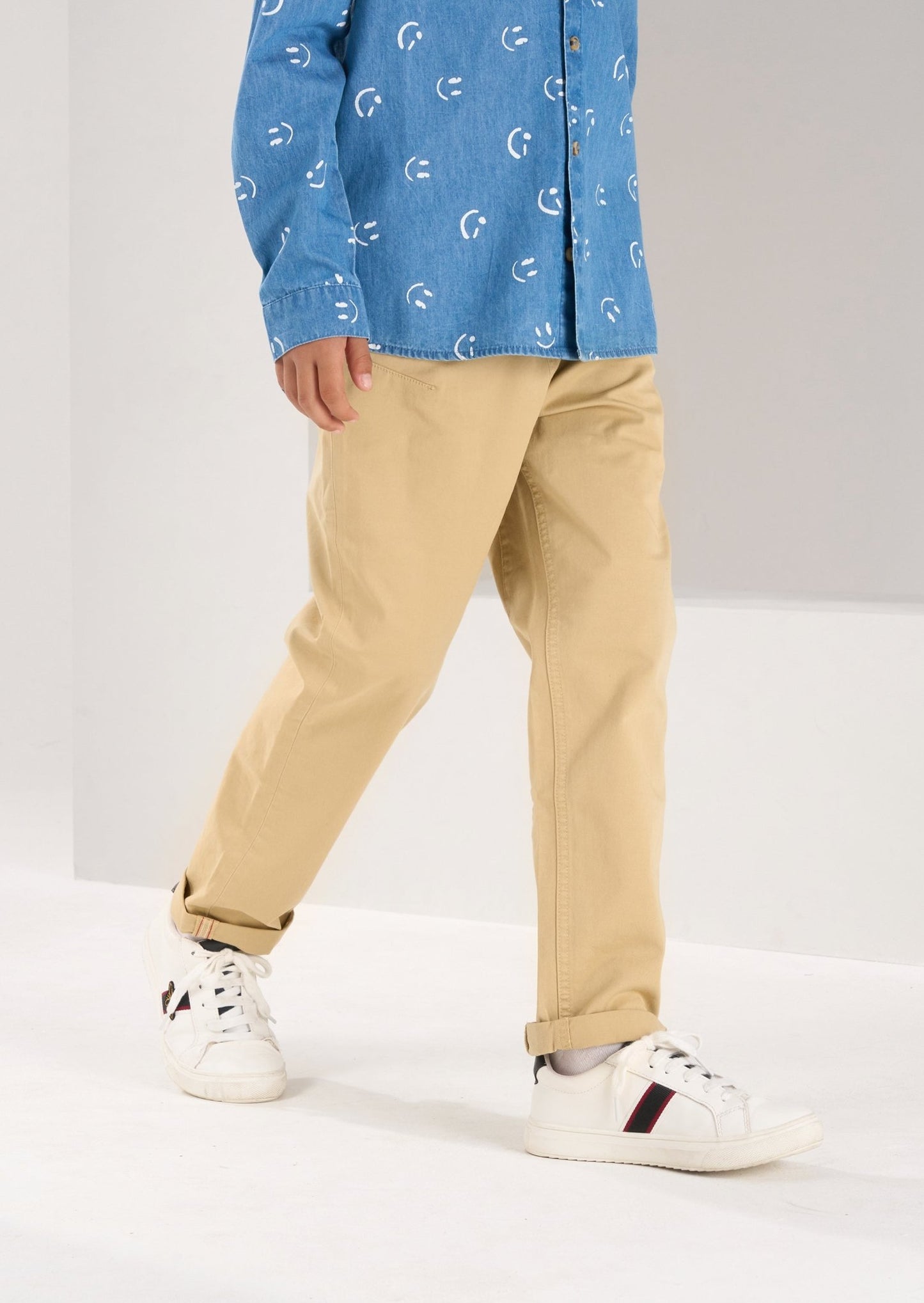 Boys Stone Chinos - Clothing & Accessories - The Present King