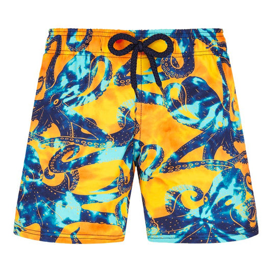 Boys Stretch Swim Shorts Poulpes Tie And Dye - Clothing & Accessories - The Present King