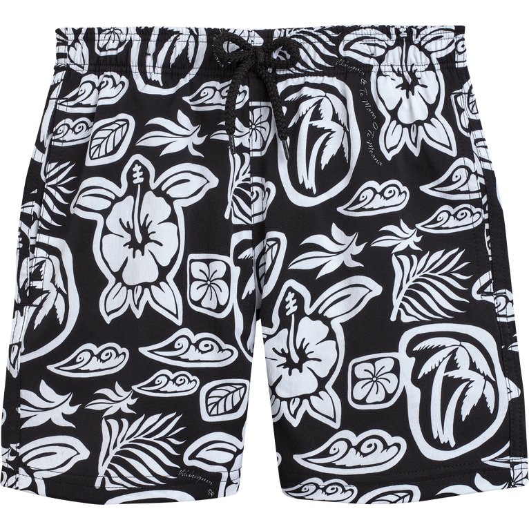 Boys Stretch Swim Shorts Tahiti Turtles - Clothing & Accessories - The Present King