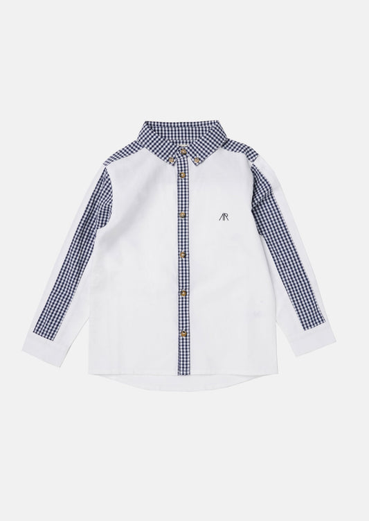 Boys Striped Shirt - Bennett Smart Shirt - Clothing & Accessories - The Present King