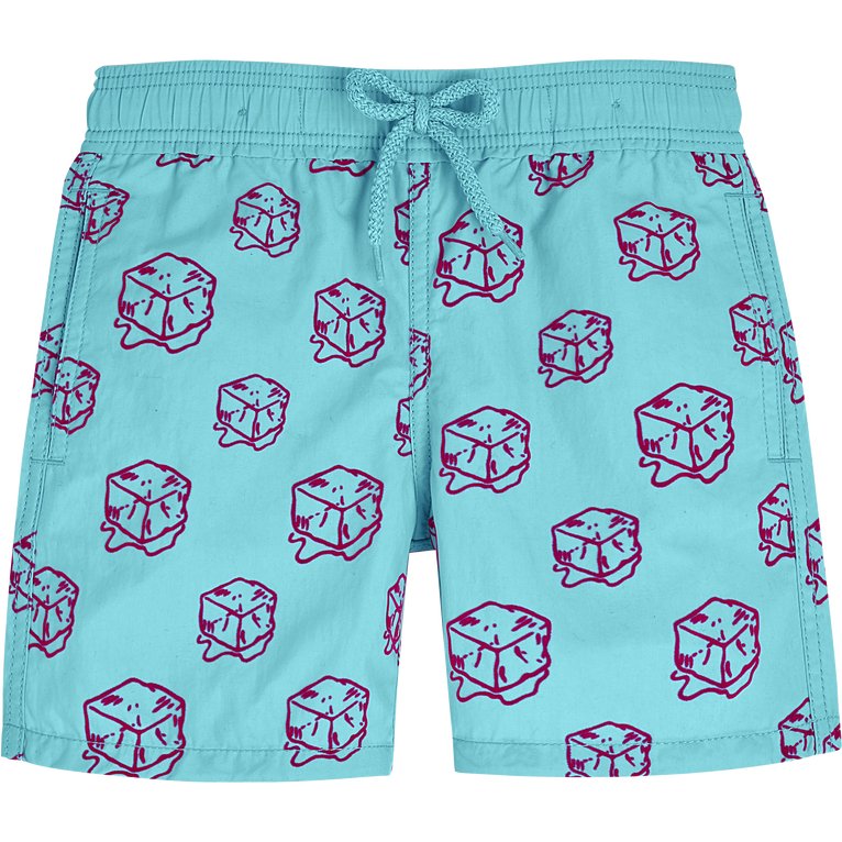 Boys Swim Shorts Flocked Nola - Clothing & Accessories - The Present King