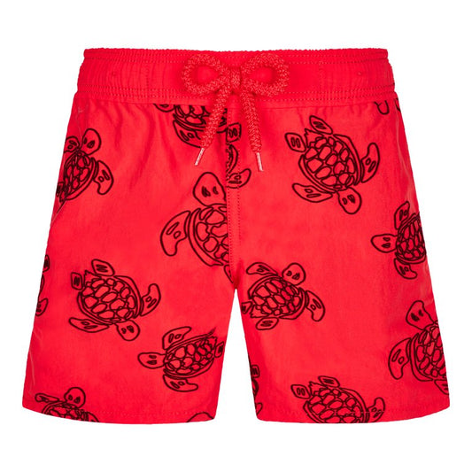 Boys Swim Shorts Ronde Des Tortues Flocked - Clothing & Accessories > Clothing > Swimwear - The Present King