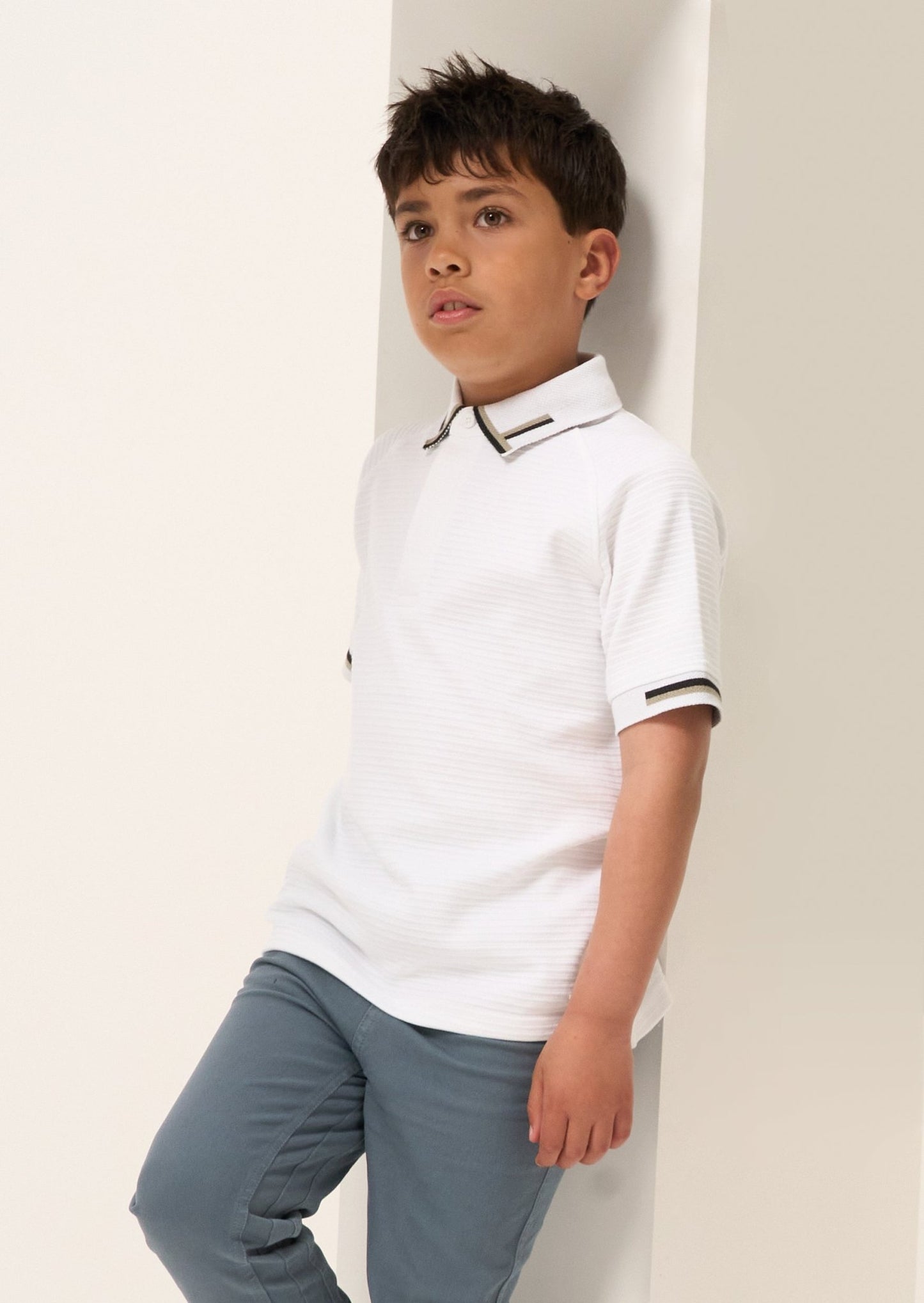 Boys White Polo | Boys - Clothing & Accessories - The Present King