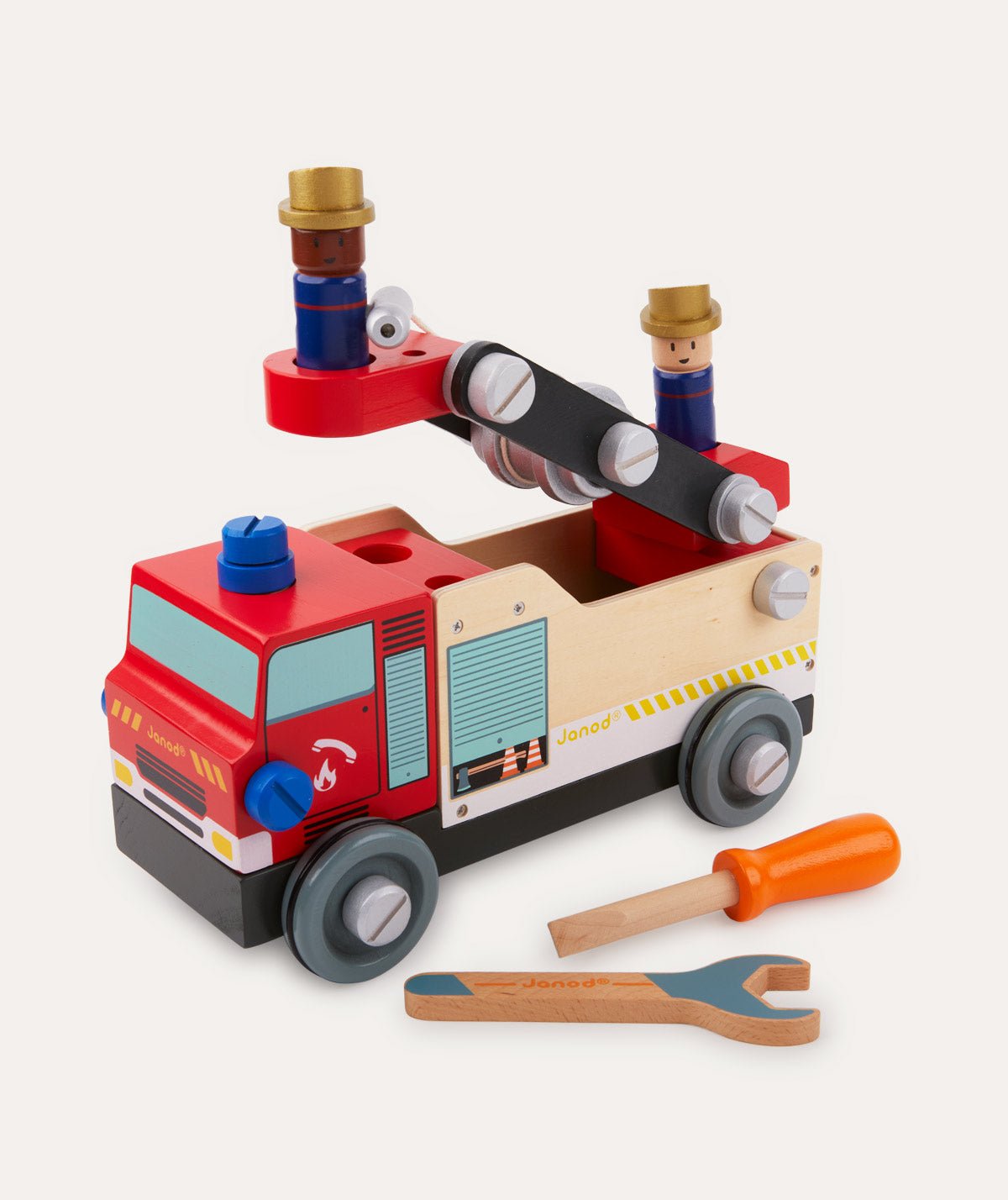 Brico Kids DIY Fire Truck - Red - Toys & Games - The Present King