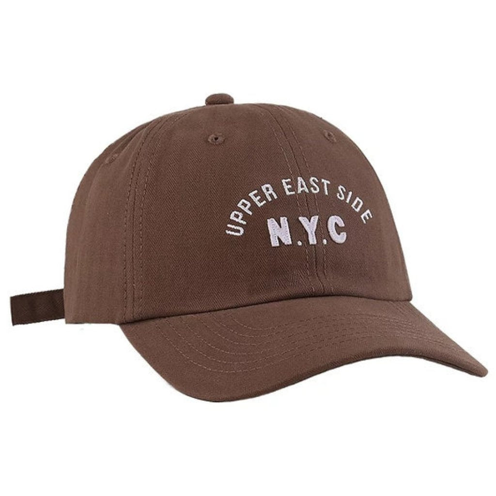 Brown Baseball Cap, Beige/Brown - Clothing & Accessories - The Present King