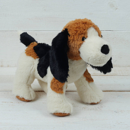 Brown Black Cream, Puppy Baby Soft Toy, Black/Brown/Cream - Toys & Games > Stuffed Animals & Cuddly Toys - The Present King