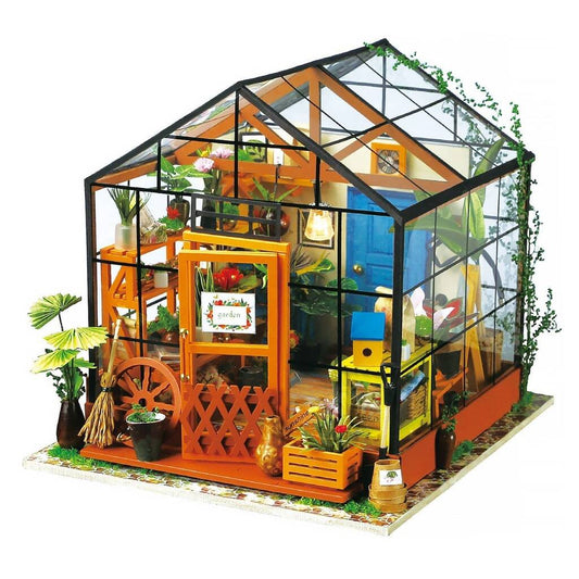 Build Your Own Greenhouse. Diy Cathy's Dollhouse Kit - Toys & Games - The Present King