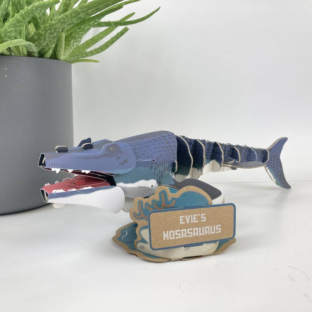 Build Your Own Personalised Mosasaurus - Toys & Games - The Present King