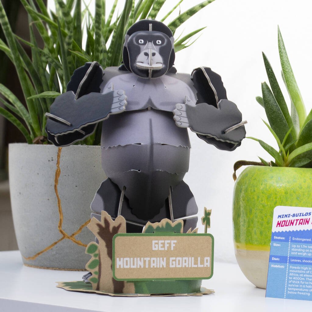 Build Your Own Personalised Mountain Gorilla - Toys & Games - The Present King