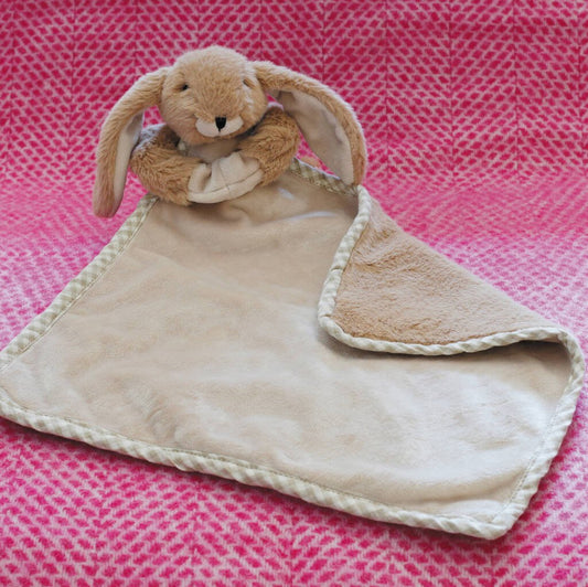 Bunny Brown Baby Toy Comforter Soother, From Birth, Brown - Toys & Games - The Present King