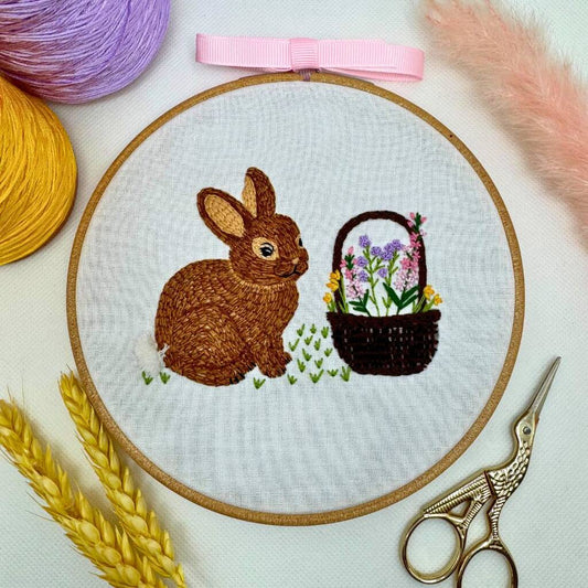 Bunny Rabbit Embroidery Kit - Toys & Games - The Present King