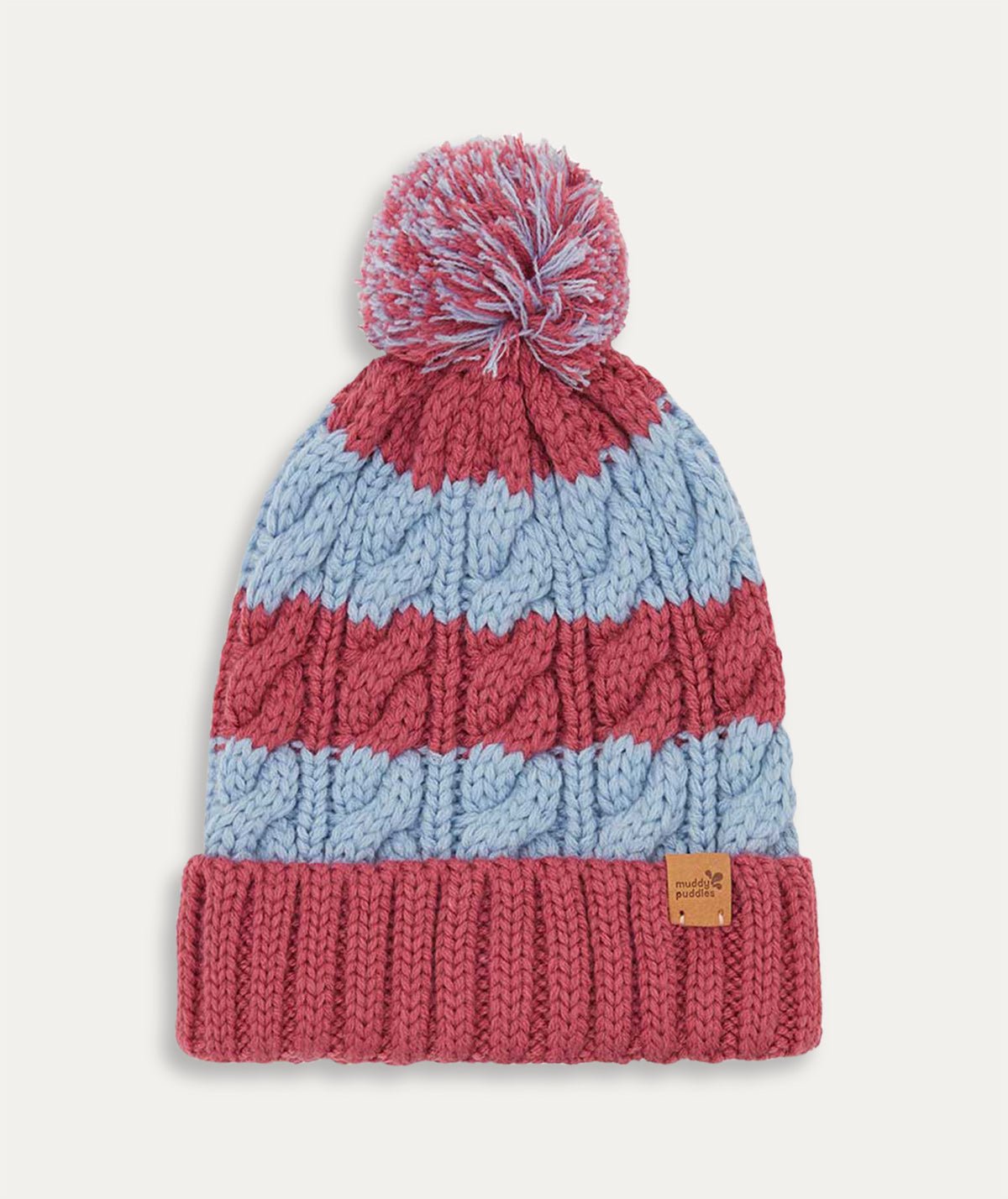 Cable Knit Beanie - Red - Clothing & Accessories - The Present King