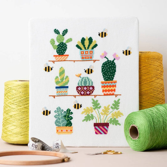 Cacti Cross Stitch Kit - Toys & Games - The Present King