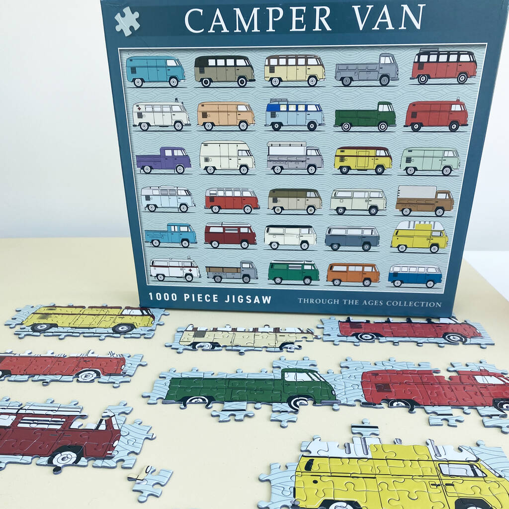 Camper Van Jigsaw, Multi - Coloured - Toys & Games - The Present King