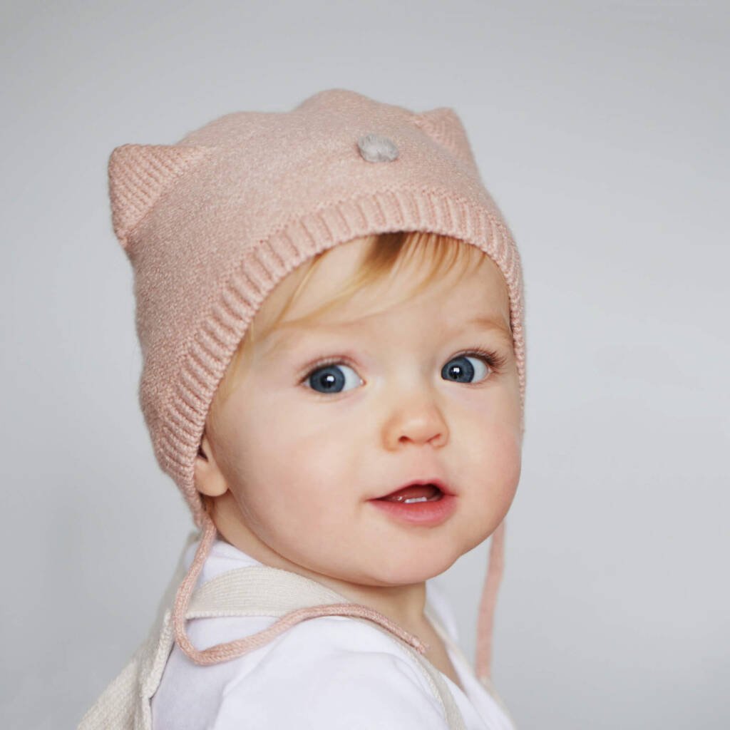 Cat Face Knitted Hat For Baby And Toddler, Multi - Coloured/Multiple Choices Available - Clothing & Accessories - The Present King