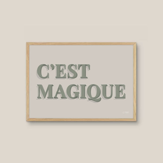 C'est Magique (Grey/Green) - Home & Garden - The Present King