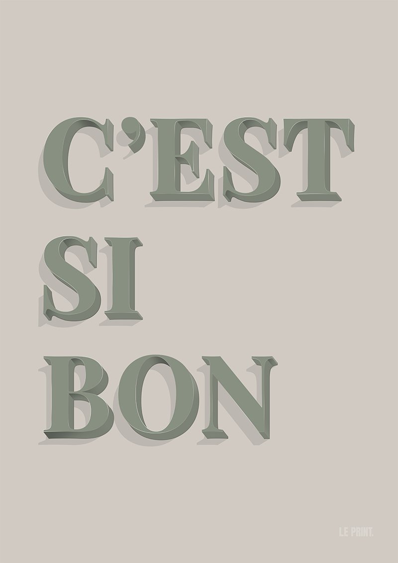 C'est Si Bon (Grey/Green) - Home & Garden - The Present King