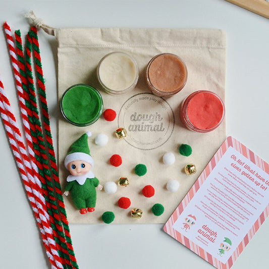 Cheeky Elf Christmas Play Dough Kit - Toys & Games - The Present King