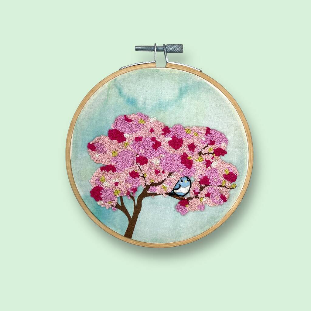 Cherry Blossom Embroidery Kit - Toys & Games - The Present King