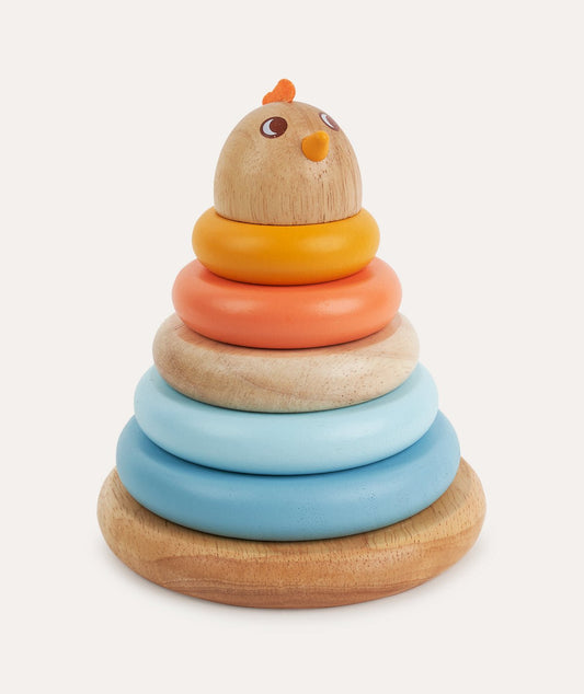 Chick Wooden Stacker - Multi - Toys & Games - The Present King