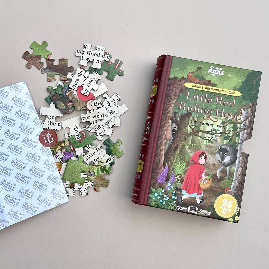 Children's Jigsaw Library: Little Red Riding Hood, Green - Toys & Games - The Present King