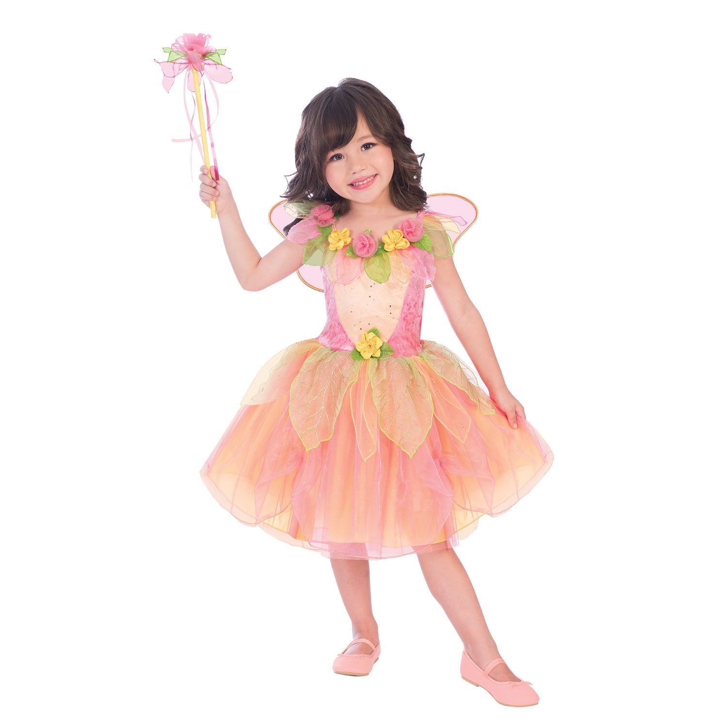 Children's Peach Melba Fairy Dress Up Costume, Pink - Toys & Games - The Present King