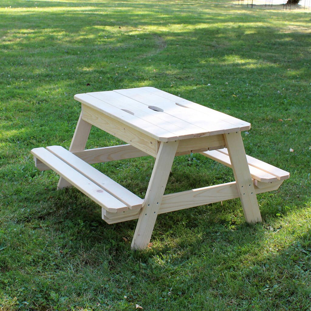 Childrens Picnic Table With Sandpit - Toys & Games - The Present King