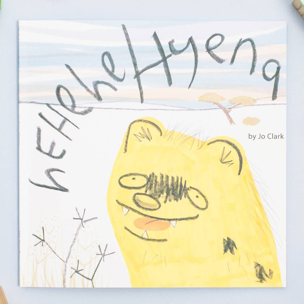 Children's Picture Book 'Hehehe Hyena' Limited Edition, Yellow - Toys & Games > Books - The Present King