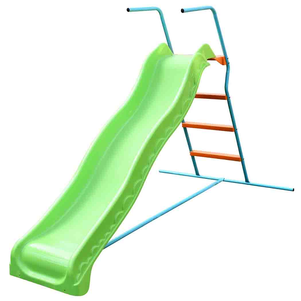 Children's Slide - Wavy - 1.85M - Freestanding - Green - Toys & Games > Outdoor Play Equipment > Slides - The Present King