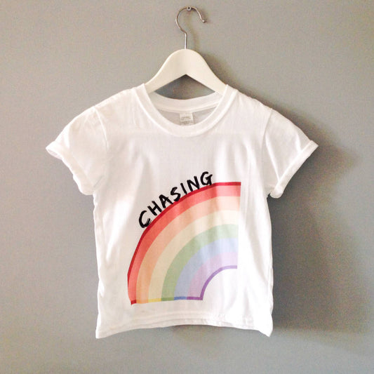 Child's 'Chasing Rainbows' T Shirt And Sweatshirt - Clothing & Accessories - The Present King