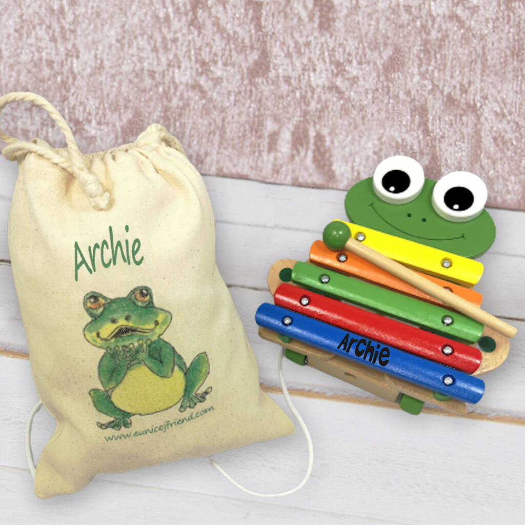 Child's Frog Shaped Pull Along Xylophone - Toys & Games - The Present King