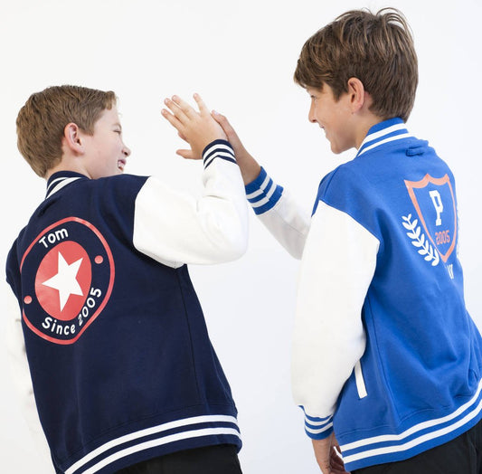 Child's Personalised College Varsity Jacket, Multiple Choices Available - Clothing & Accessories - The Present King