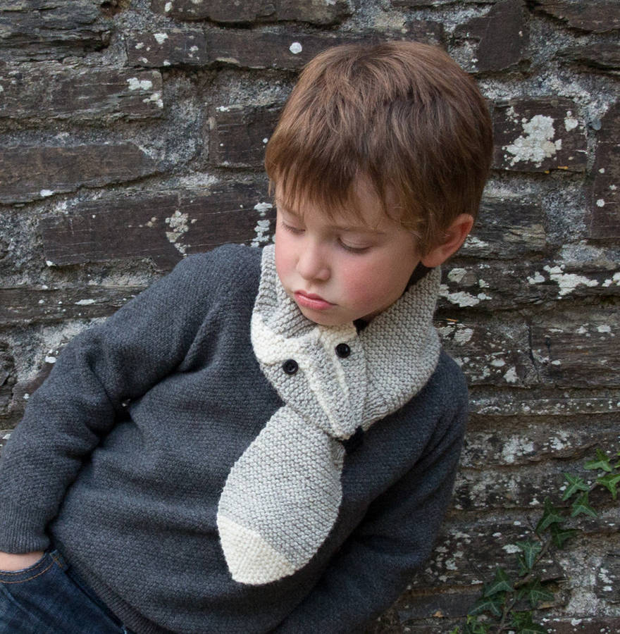 Child's Squirrel Knitted Scarf - Clothing & Accessories - The Present King