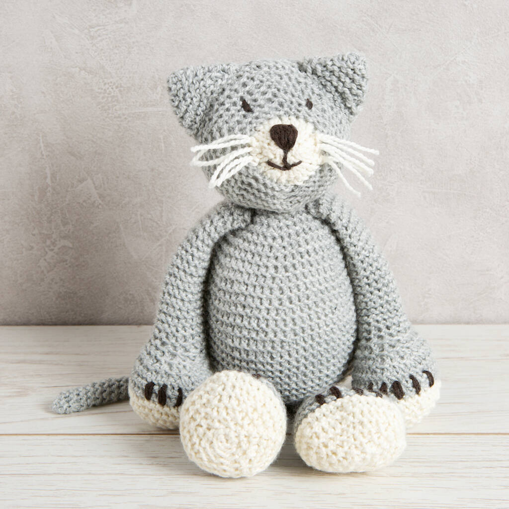 Chloe The Cat Knitting Kit, Multiple Choices Available - Toys & Games - The Present King