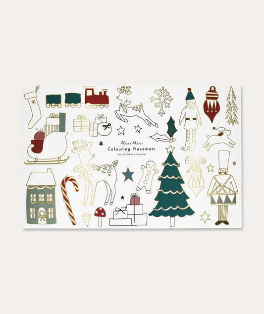 Christmas Colouring Placemats - Multi - Toys & Games - The Present King