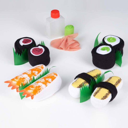 Christmas Gift Novelty Kids Shrimp Sushi Socks Box Set - Clothing & Accessories - The Present King