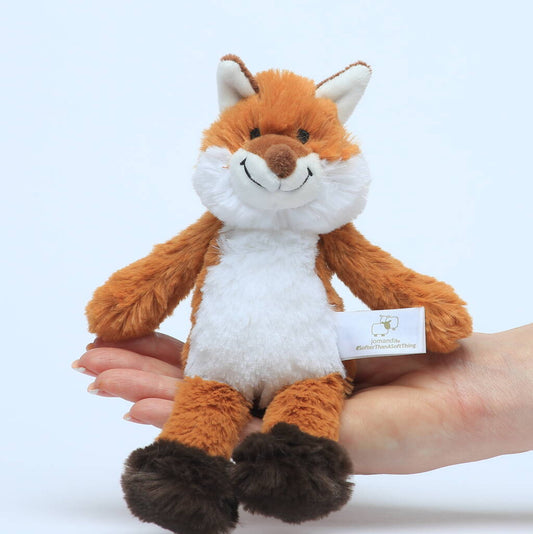 Christmas Gift, Woodland Fox, Toy And Keyring, Brown - Toys & Games - The Present King