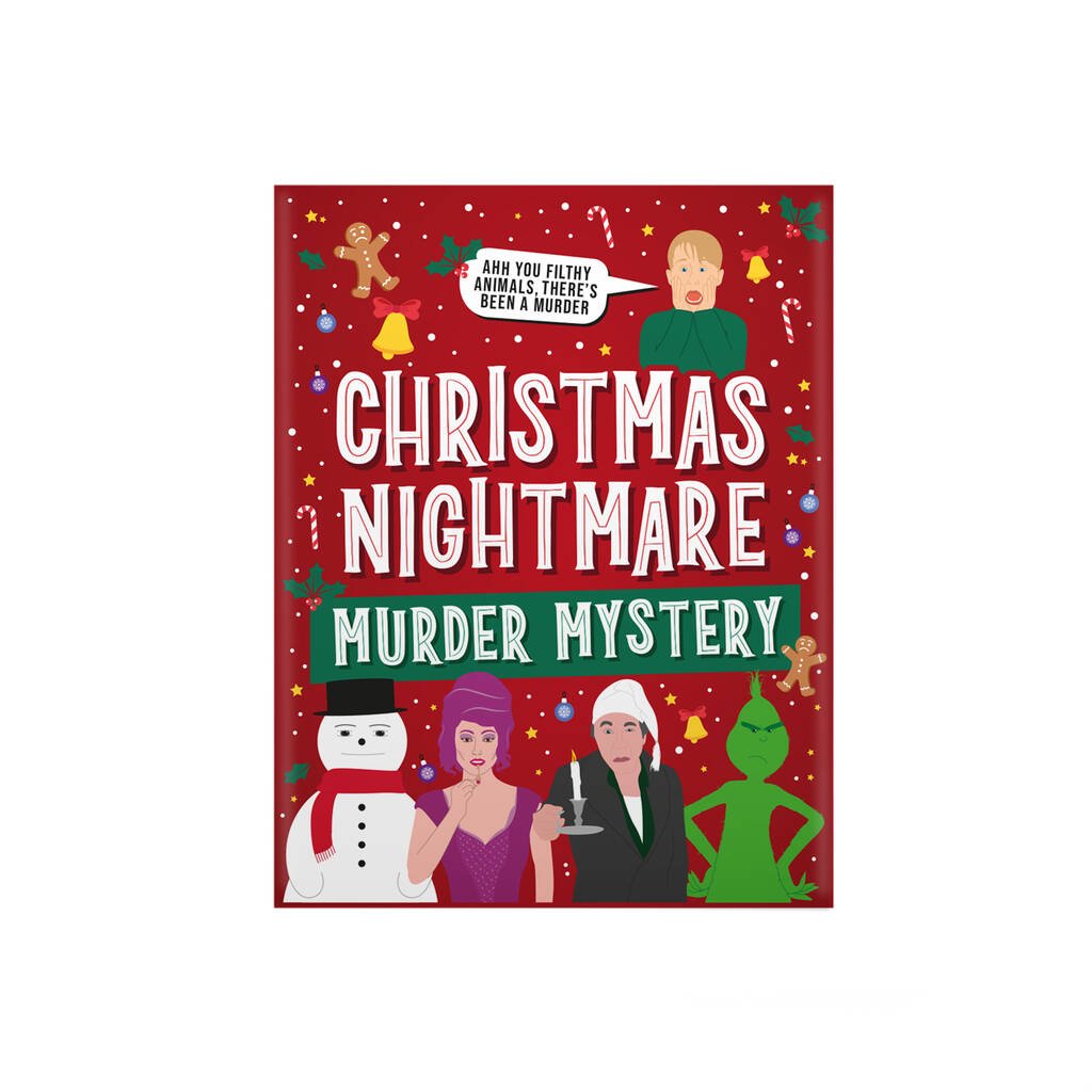 Christmas Nightmare Murder Mystery Board Game - Toys & Games - The Present King