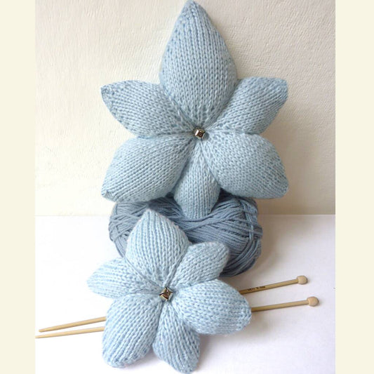 Christmas Stars Knitting Pattern, Blue/Silver - Toys & Games > Toys > Art & Drawing Toys - The Present King