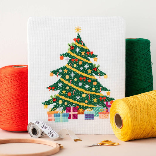 Christmas Tree Cross Stitch Kit - Toys & Games - The Present King